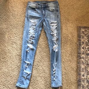 American Eagle Light Denim Jeggings